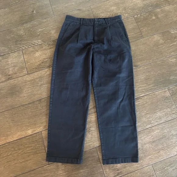 Madewell Pleated Twill Trousers Sz 34 NS396 - Picture 6 of 7